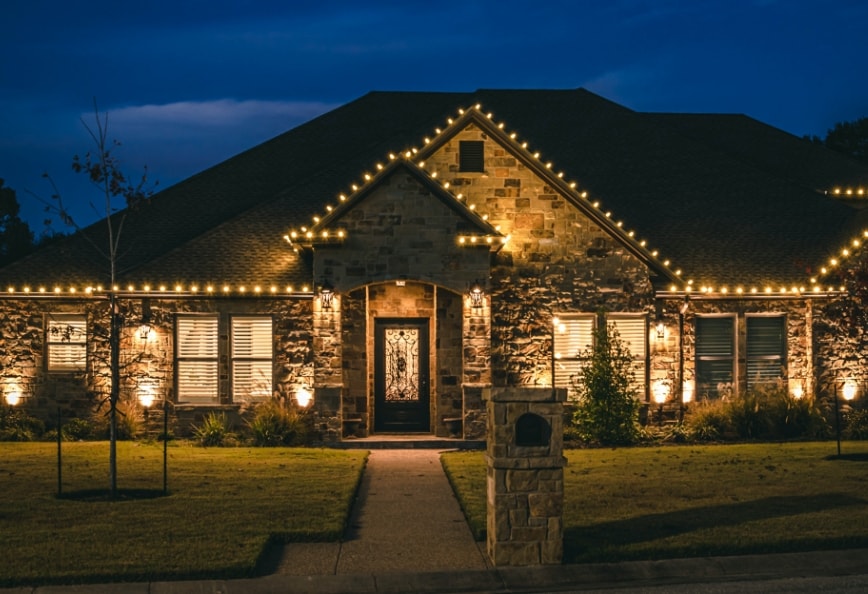 Christmas Light Installation in Antioch project 3